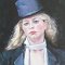 Top Hat & Tails • Acrylic on Linen • 16 x 12 inches • PRIVATE COLLECTION